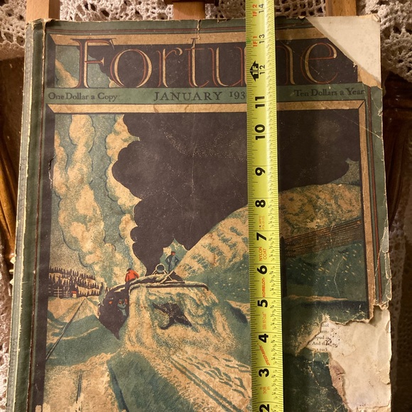 Vintage Fortune Magazine, January 1934 - Damage, Art and Ads - Picture 15 of 15